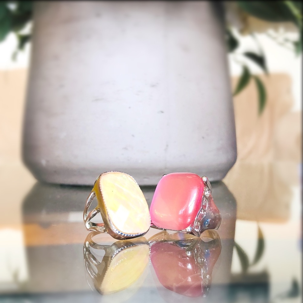 2 Handcrafted Rings